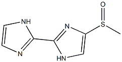 4-Methylsulfinyl-2,2'-bi[1H-imidazole] Struktur