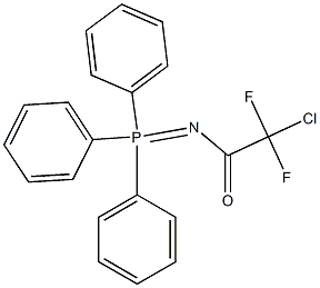 N-(Triphenylphosphoranylidene)-2-chloro-2,2-difluoroacetamide Struktur