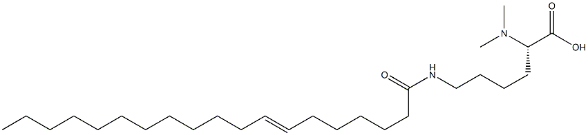 N6-(7-Nonadecenoyl)-N2,N2-dimethyllysine Struktur