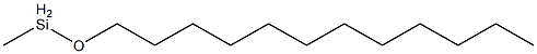 Methyl(dodecyloxy)silane Struktur