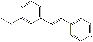 4-(3-(Dimethylamino)styryl)pyridine Struktur