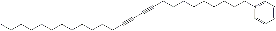 1-(10,12-Pentacosanediynyl)pyridinium Struktur