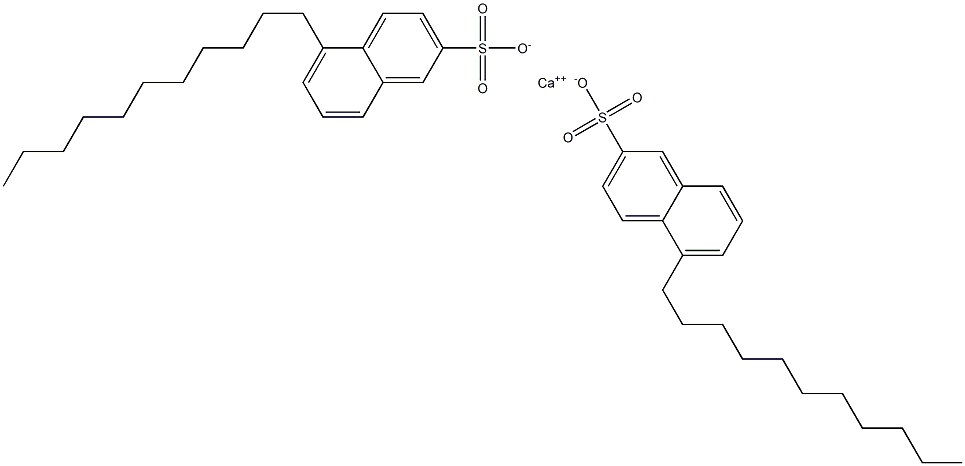 Bis(5-undecyl-2-naphthalenesulfonic acid)calcium salt Struktur