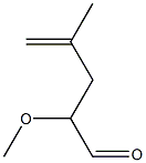 2-Methoxy-4-methyl-4-pentenal Struktur