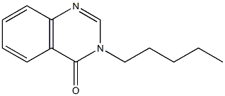 3-Pentylquinazolin-4(3H)-one Struktur