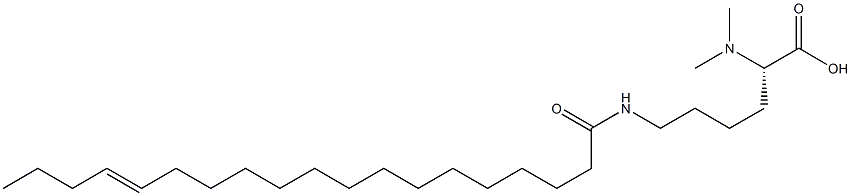 N6-(15-Nonadecenoyl)-N2,N2-dimethyllysine Struktur