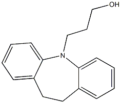 3-(10,11-Dihydro-5H-dibenz[b,f]azepin-5-yl)-1-propanol Struktur