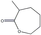 3-Methyl-4,5,6,7-tetrahydrooxepin-2(3H)-one Struktur