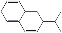 1,2,6,8a-Tetrahydro-2-isopropylnaphthalene Struktur