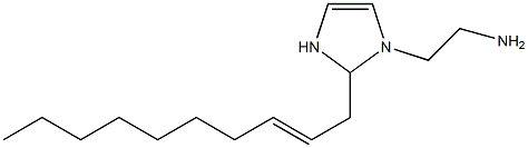 1-(2-Aminoethyl)-2-(2-decenyl)-4-imidazoline Struktur