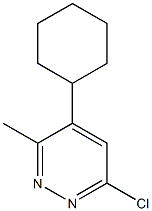 6-Chloro-3-methyl-4-cyclohexylpyridazine Struktur