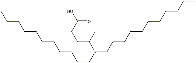 4-(Diundecylamino)valeric acid Struktur