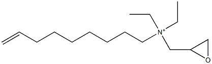 N,N-Diethyl-N-(8-nonenyl)-2-oxiranemethanaminium Struktur