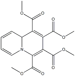 9aH-Quinolizine-1,2,3,4-tetracarboxylic acid tetramethyl ester Struktur