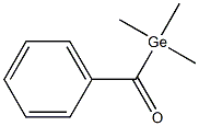 Benzoyltrimethylgermanium Struktur