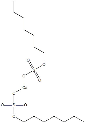 Bis(heptyloxysulfonyloxy)calcium Struktur