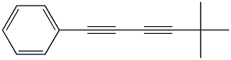 1-Phenyl-5,5-dimethyl-1,3-hexadiyne Struktur