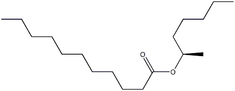 (-)-Undecanoic acid (R)-1-methylhexyl ester Struktur