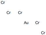 Pentachromium gold Struktur