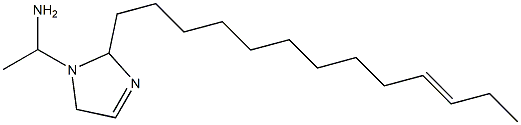 1-(1-Aminoethyl)-2-(10-tridecenyl)-3-imidazoline Struktur