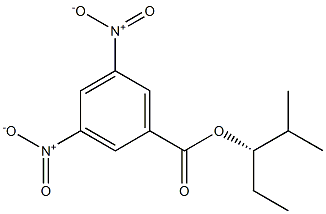 (+)-3,5-Dinitrobenzoic acid (S)-2-methylpentane-3-yl ester Struktur