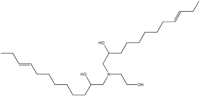 1,1'-[(2-Hydroxyethyl)imino]bis(9-dodecen-2-ol) Struktur