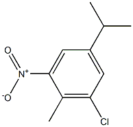 1-Methyl-2-nitro-4-isopropyl-6-chlorobenzene Struktur