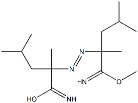 2,2'-Azobis(2,4-dimethylpentanimidic acid methyl) ester Struktur