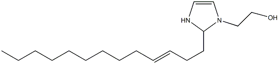 2-(3-Tridecenyl)-4-imidazoline-1-ethanol Struktur