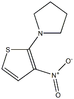 2-(1-Pyrrolidinyl)-3-nitrothiophene Struktur