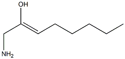 1-Amino-2-octen-2-ol Struktur