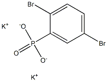 2,5-Dibromophenylphosphonic acid dipotassium salt Struktur