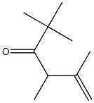 2,2,4,5-Tetramethyl-5-hexen-3-one Struktur