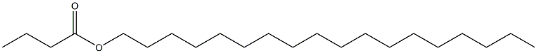 Butanoic acid octadecyl ester Struktur