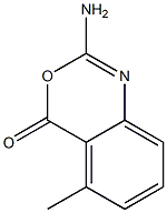 2-Amino-5-methyl-4H-3,1-benzoxazin-4-one Struktur