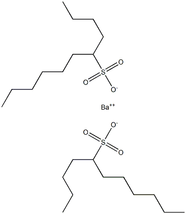 Bis(undecane-5-sulfonic acid)barium salt Struktur