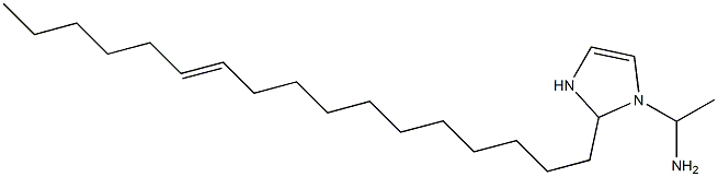 1-(1-Aminoethyl)-2-(11-heptadecenyl)-4-imidazoline Struktur