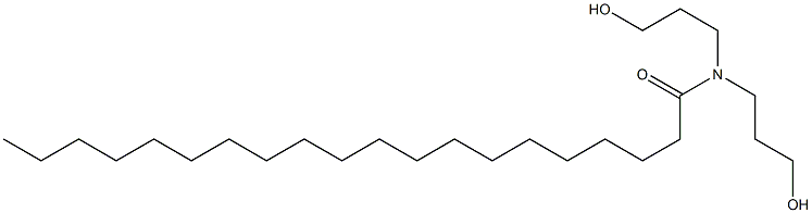 N,N-Bis(3-hydroxypropyl)arachidamide Struktur