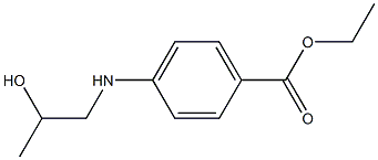 4-[(2-Hydroxypropyl)amino]benzoic acid ethyl ester Struktur