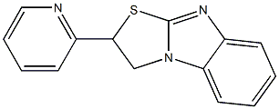 2,3-Dihydro-2-(2-pyridinyl)thiazolo[3,2-a]benzimidazole Struktur