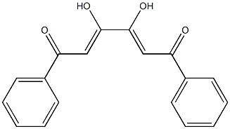 (2Z,4Z)-3,4-Dihydroxy-1,6-diphenyl-2,4-hexadiene-1,6-dione Struktur