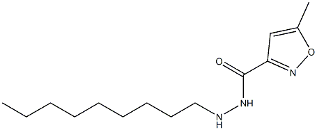 N'-Nonyl-5-methyl-3-isoxazolecarbohydrazide Struktur