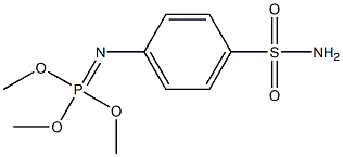 N-(4-Sulfamoylphenyl)phosphorimidic acid trimethyl ester Struktur