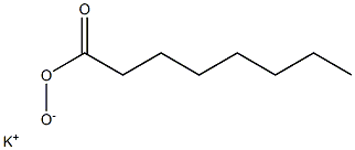 Octaneperoxoic acid potassium salt Struktur