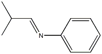 N-(2-Methylpropylidene)aniline Struktur