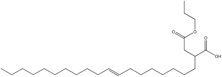 2-(8-Nonadecenyl)succinic acid 1-hydrogen 4-propyl ester Struktur