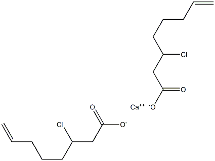 Bis(3-chloro-7-octenoic acid)calcium salt Struktur