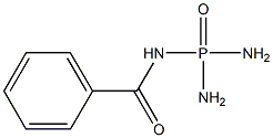 N-(Diaminophosphinyl)benzamide Struktur