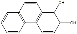 1,2-Dihydro-1,2-phenanthrenediol Struktur