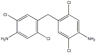 4,4'-Methylenebis(2,5-dichloroaniline) Struktur